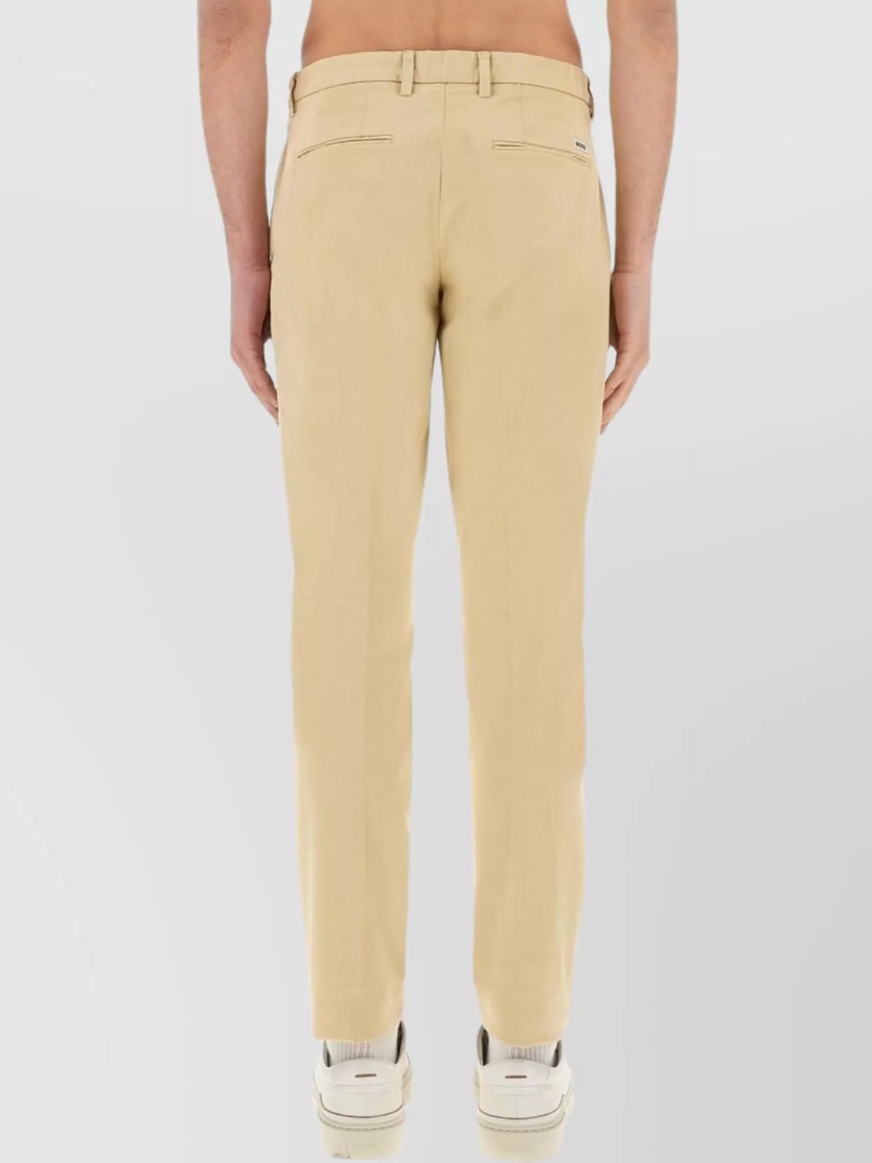 Hugo Boss Trousers With Belt Loops And Pockets