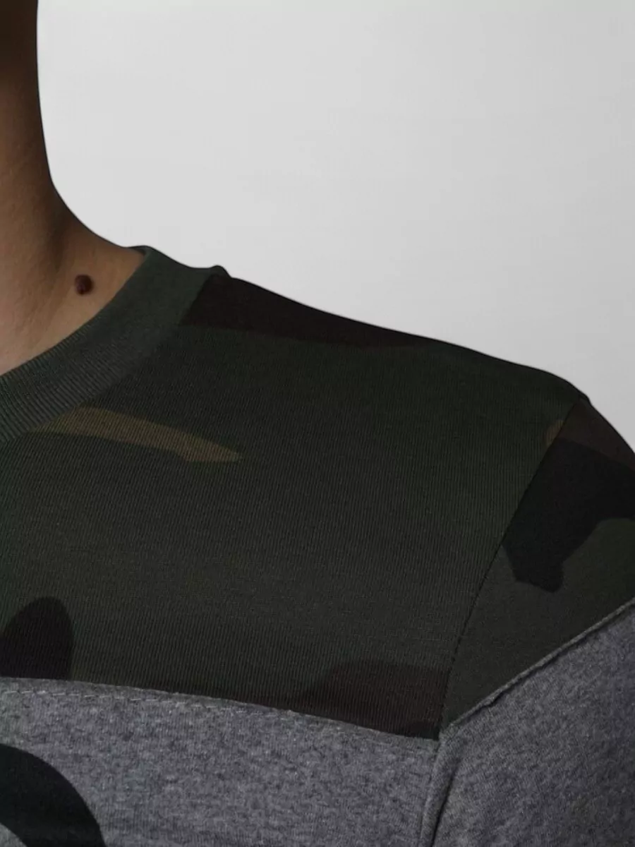 Dolce&Gabbana Cotton Camouflage Crew Neck T-Shirt