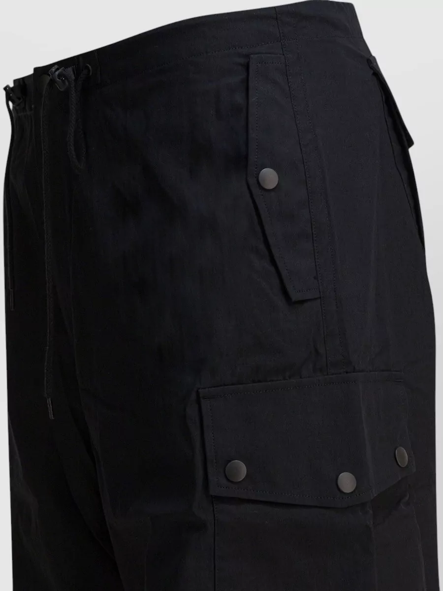 Needles Cargo Trousers With Button Accents And Drawstring Waist