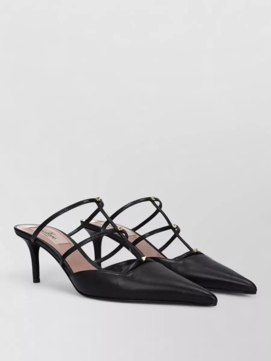 Valentino Garavani Leather Studded Sandals
