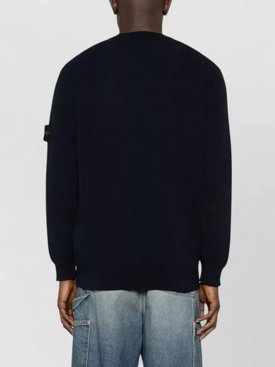Stone Island Crew Neck Regular Fit Knit Sweater