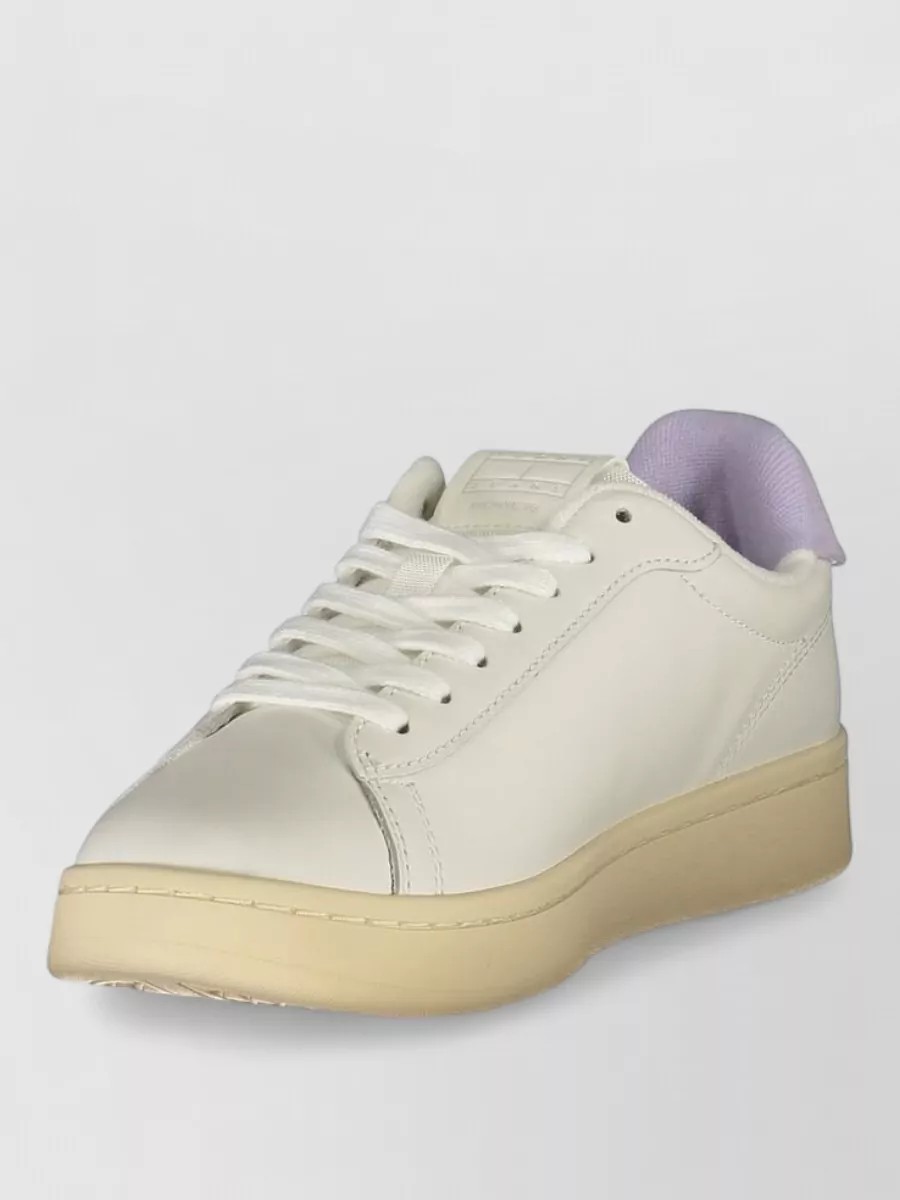 Tommy Hilfiger leather lace-up sneakers