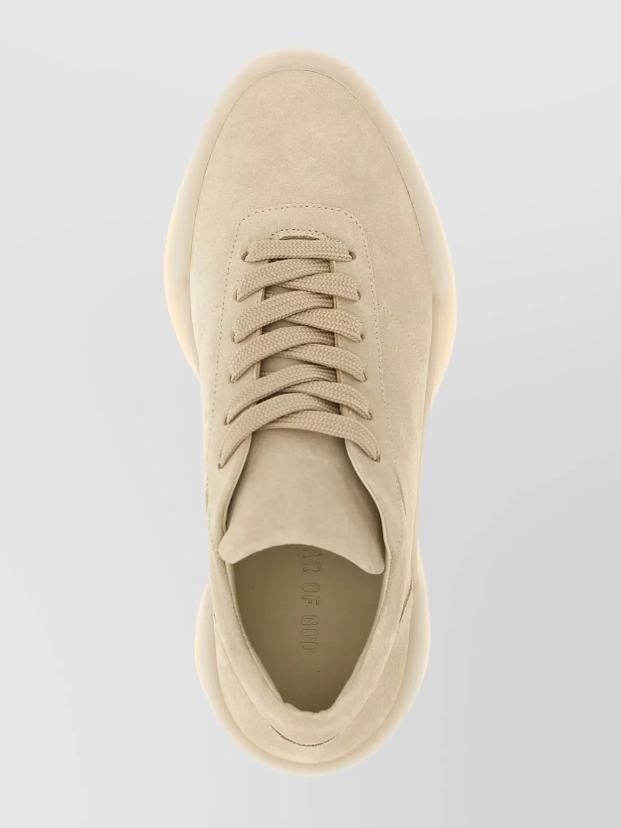 Fear Of God Suede Sneakers With Rubber Sole And Round Toe