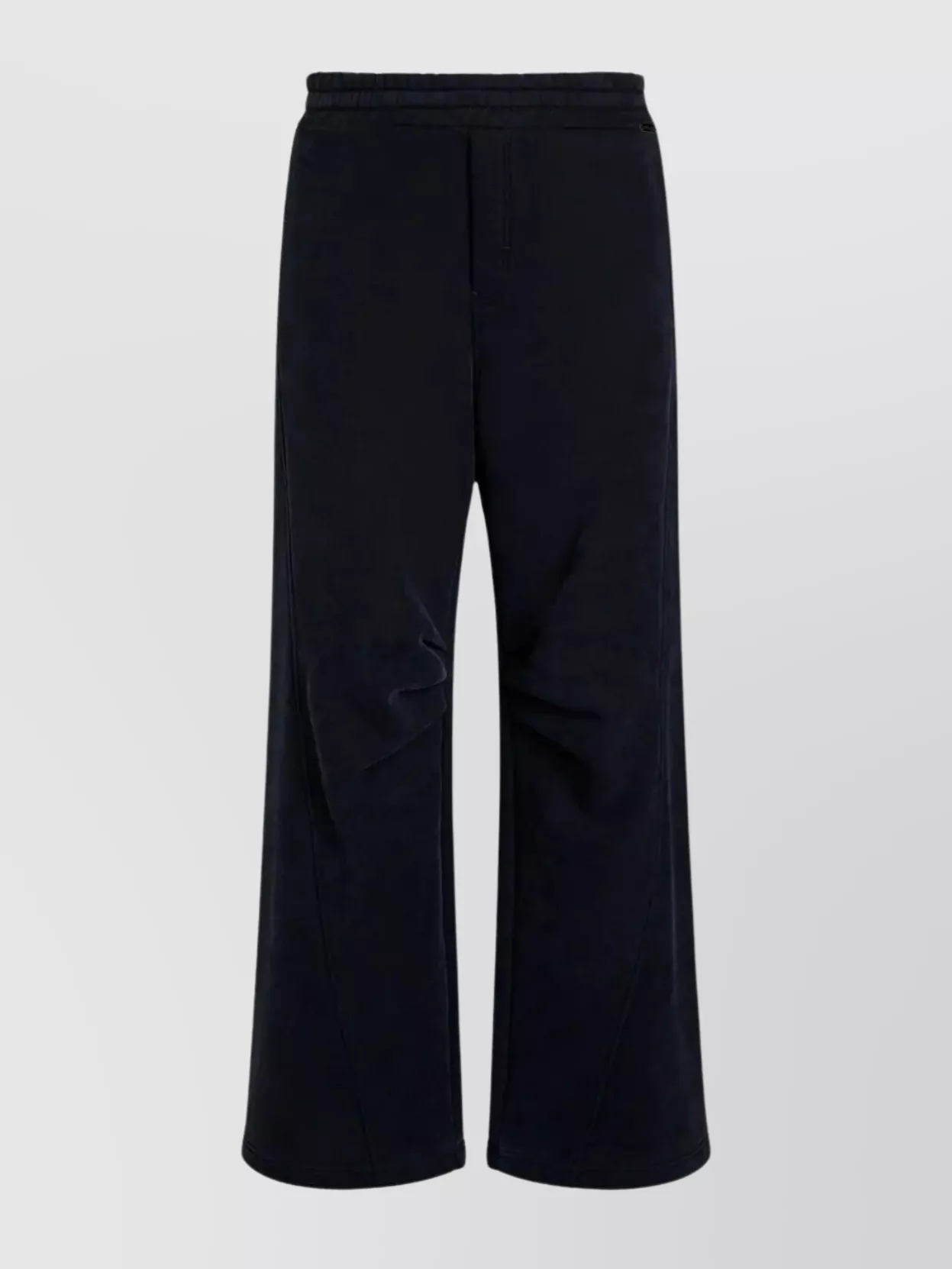 Dolce & Gabbana Elasticated-waistband Panelled Track Pants In Black