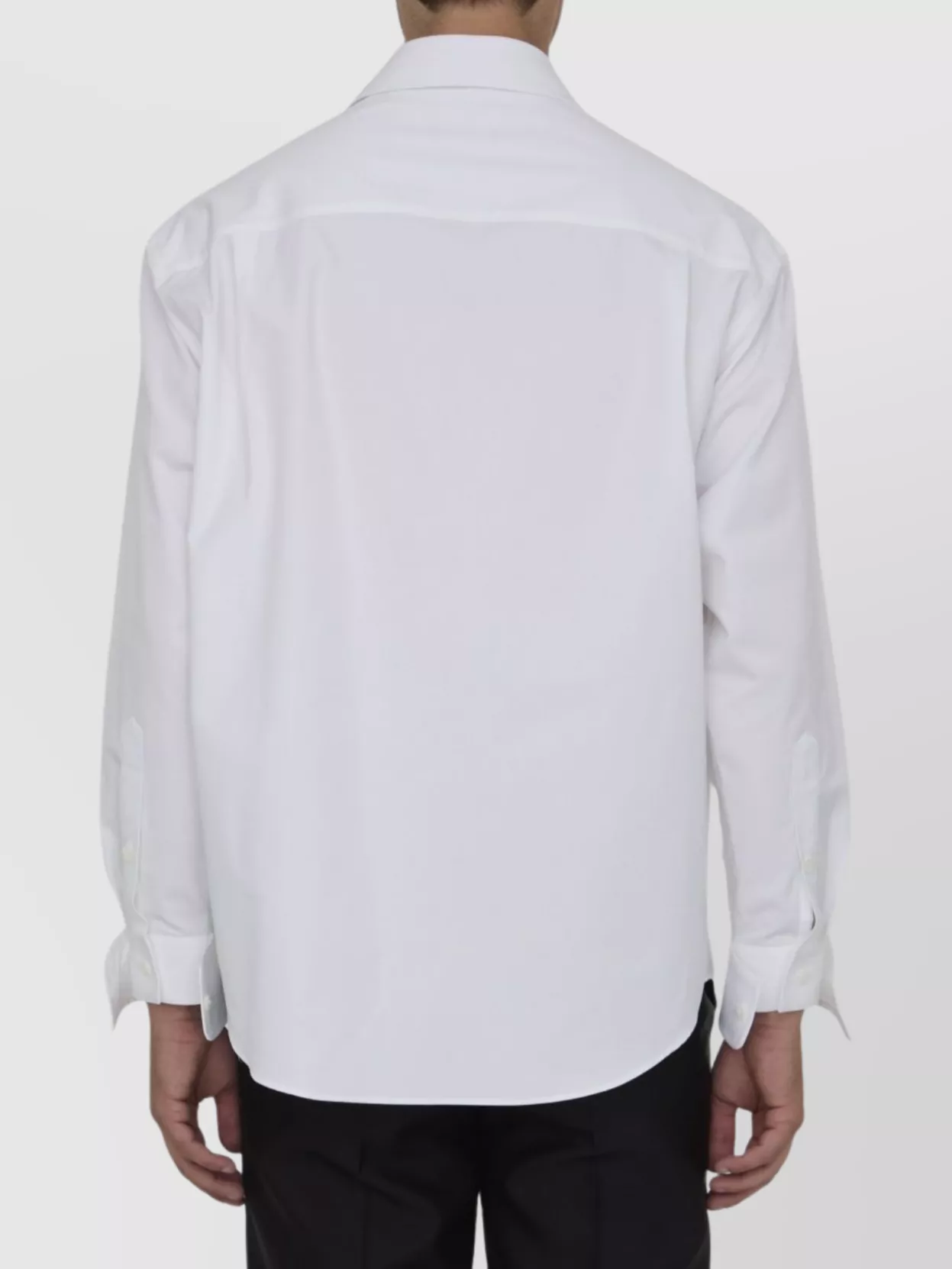Gucci Double Cuffs Cotton Shirt With Chest Pocket