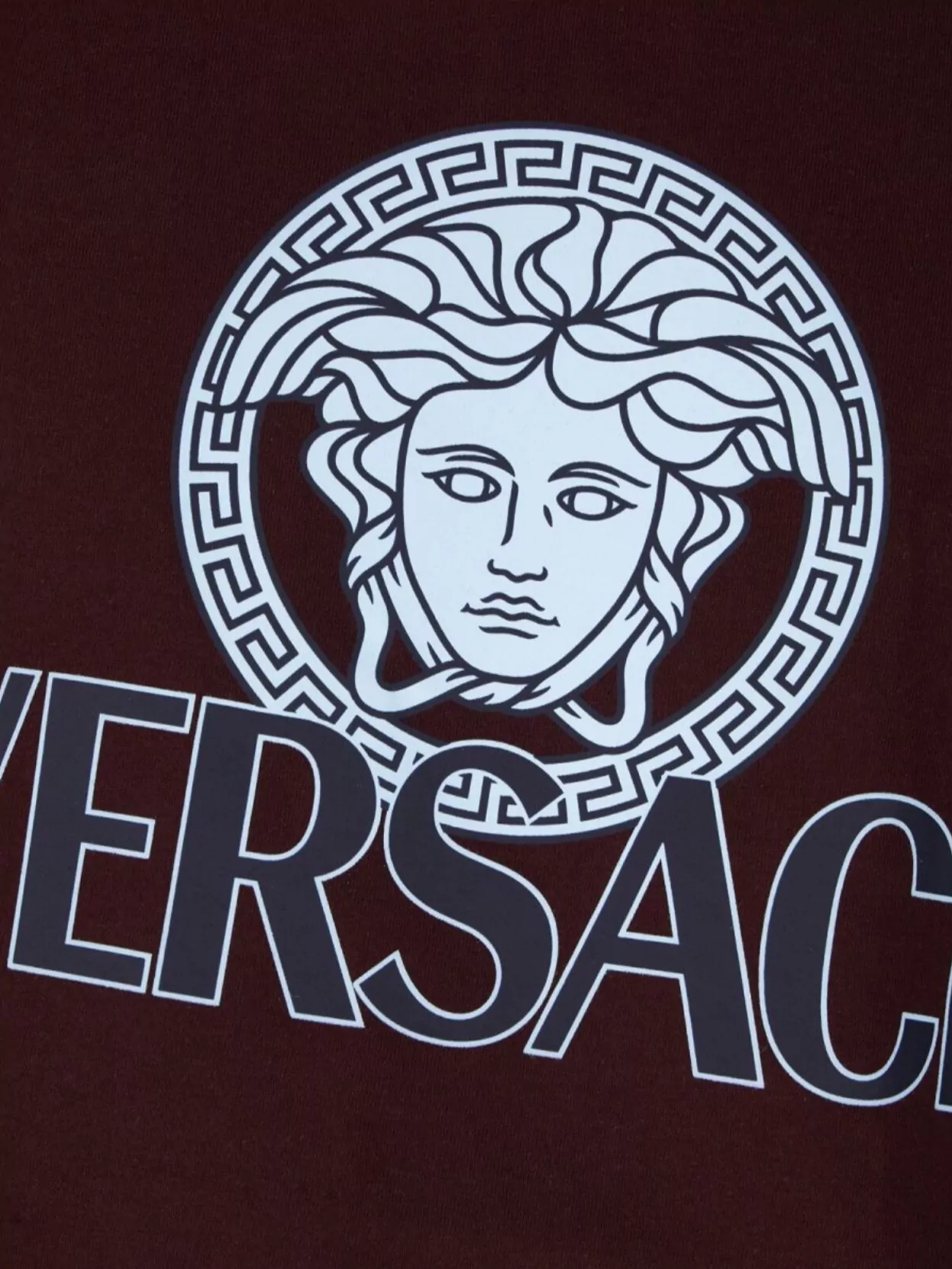 Versace Crew Neck Short Sleeve Cotton T-Shirt