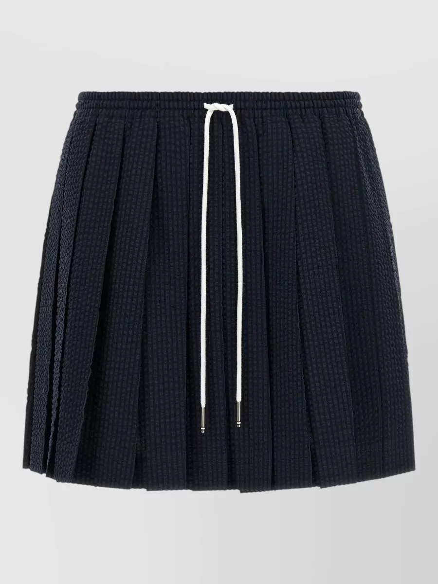 Thom Browne Striped pleated mini skirt