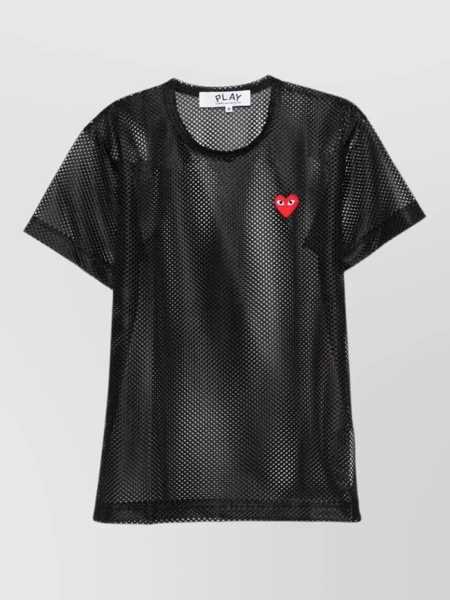 Comme des Garçons Play mesh t-shirt
