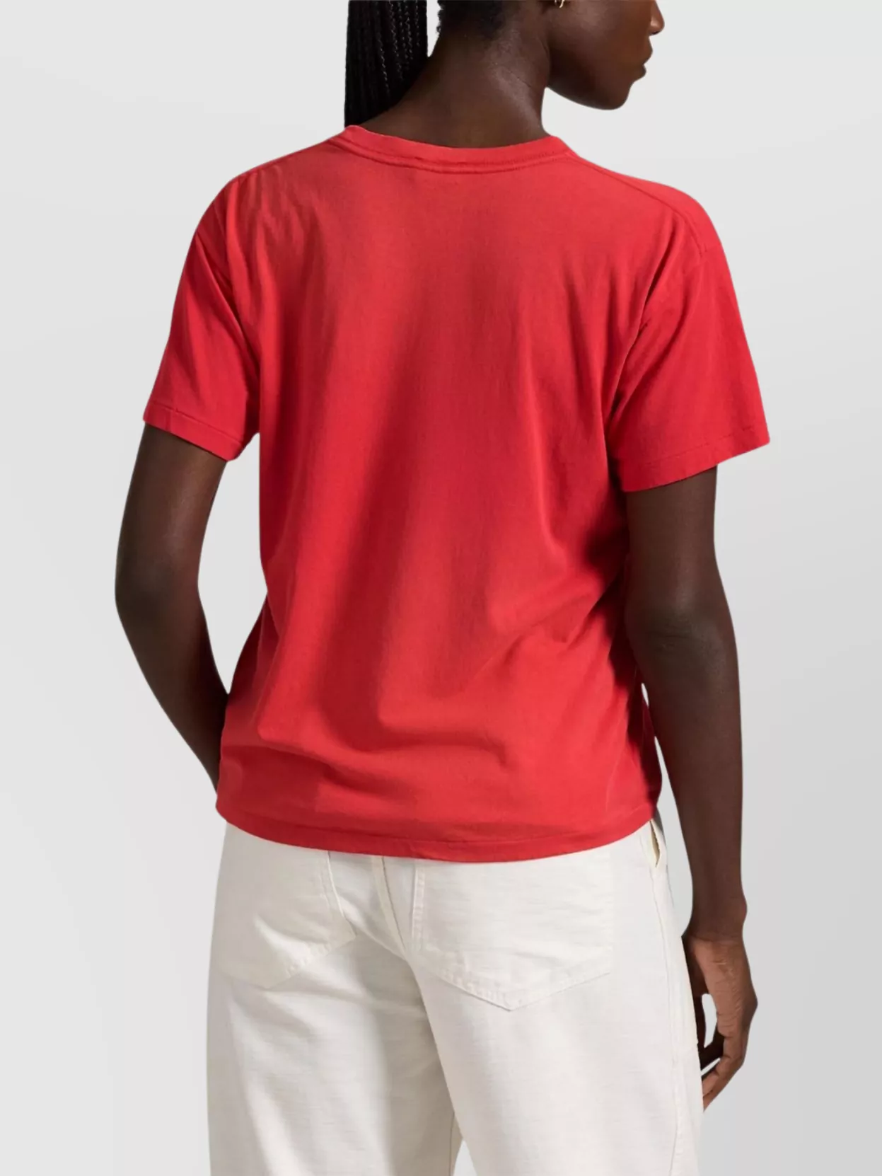 Ralph Lauren Logo Crew Neck Cotton T-Shirt