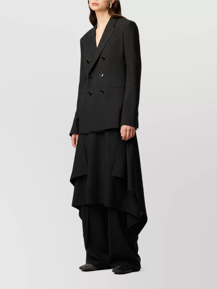 Ami Paris Virgin Wool Double-Breasted Suit Jacket