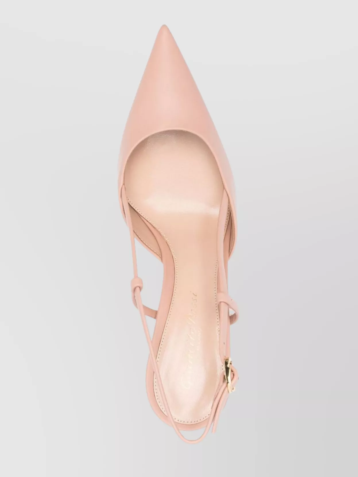 Gianvito Rossi Calf Leather Pointed-Toe Slingback Pumps