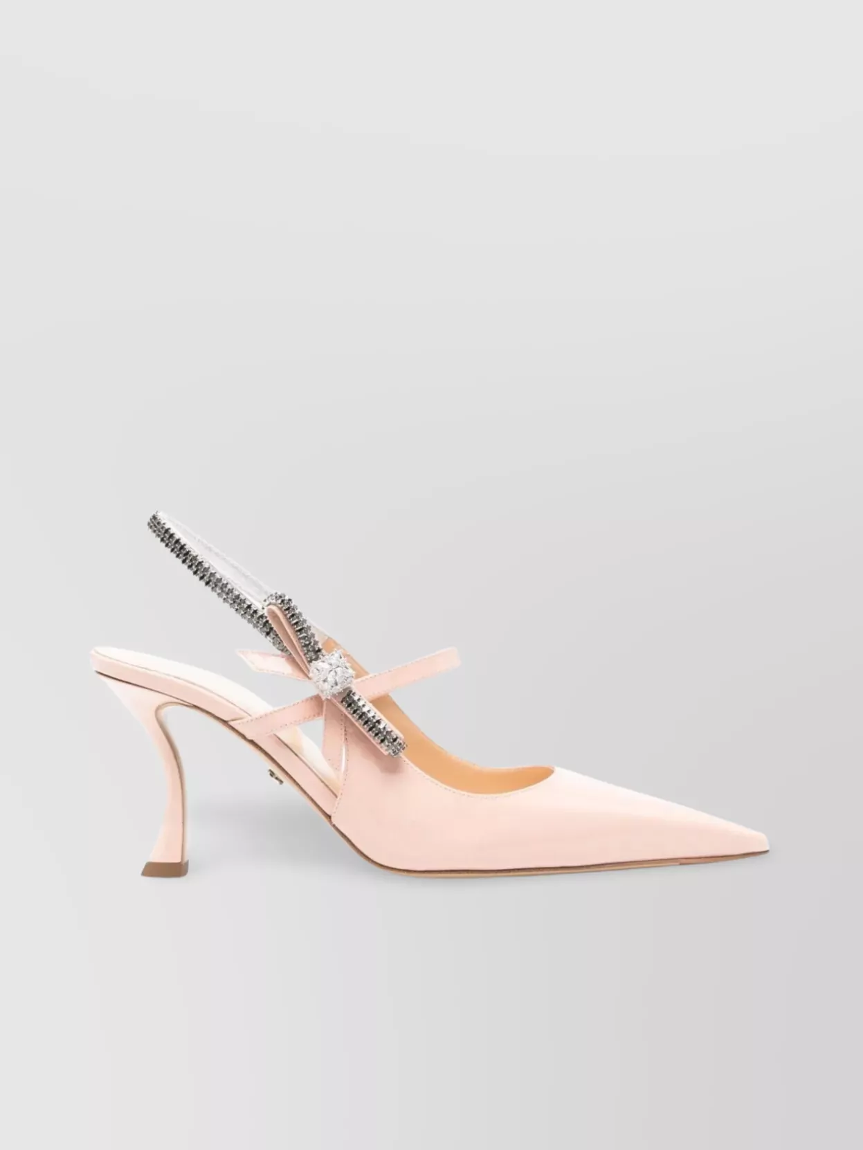 Mach & Mach Crystal Cuba Patent Leather Slingback 85Mm