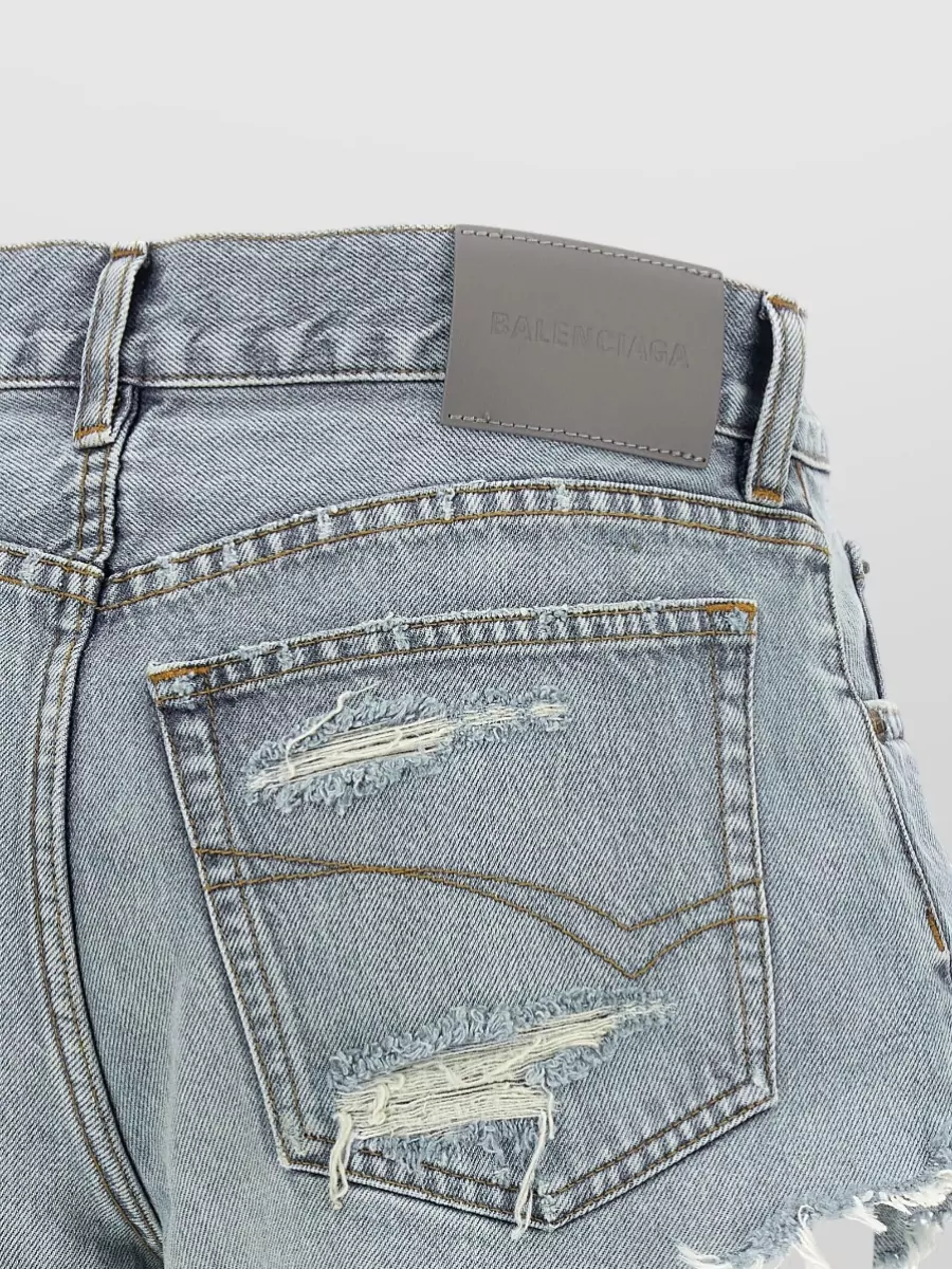 Balenciaga Denim Shorts