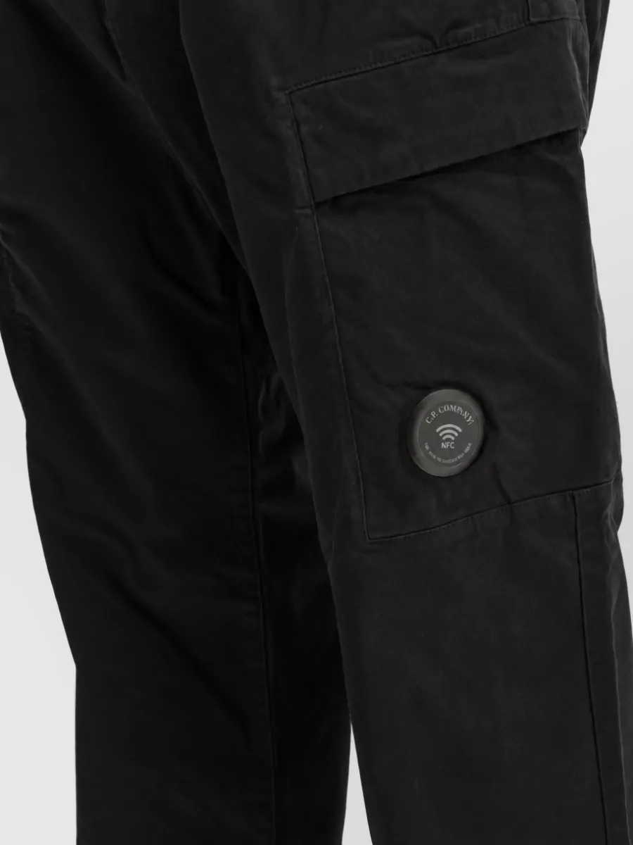 C.p. Company Stretch Cotton Satin Regular-Fit Cargo Pants