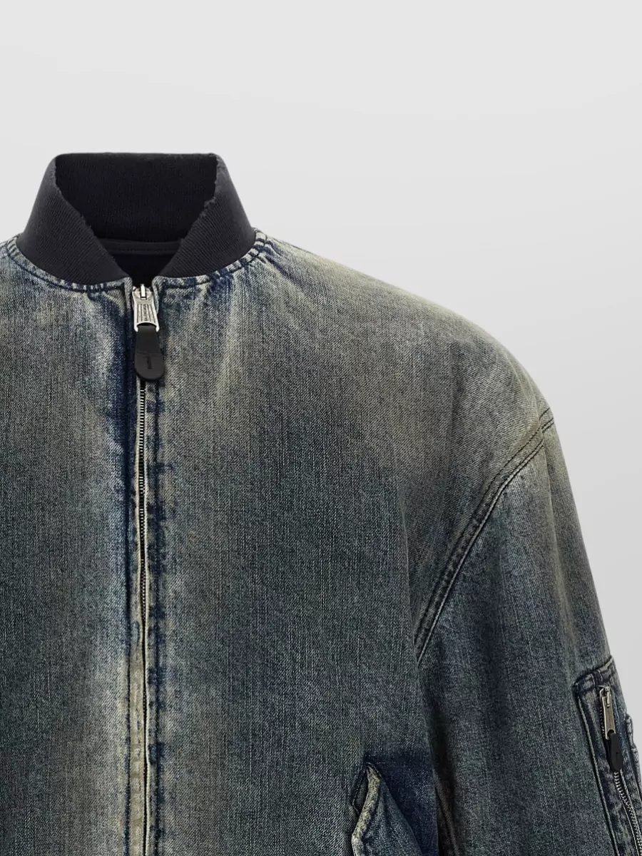 Balenciaga Denim Bomber Jacket