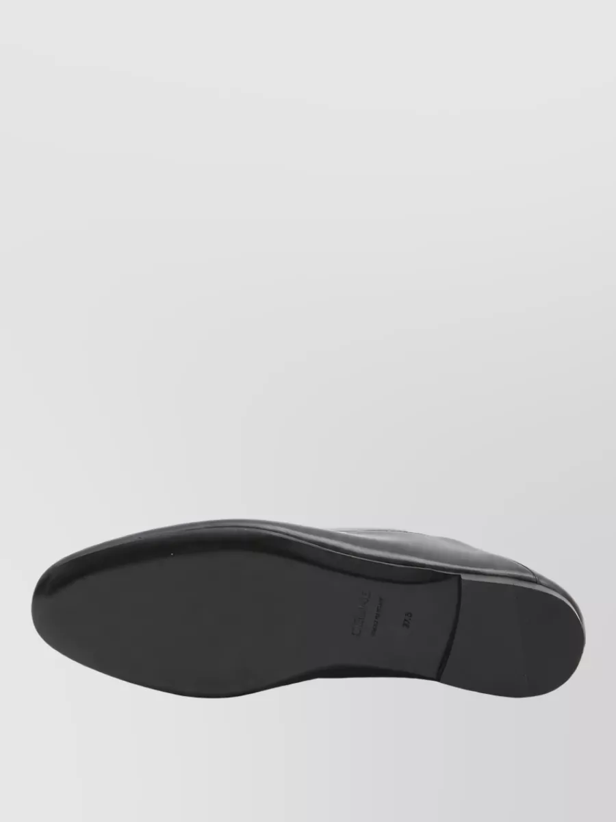 Celine Leather Slip-On Loafers