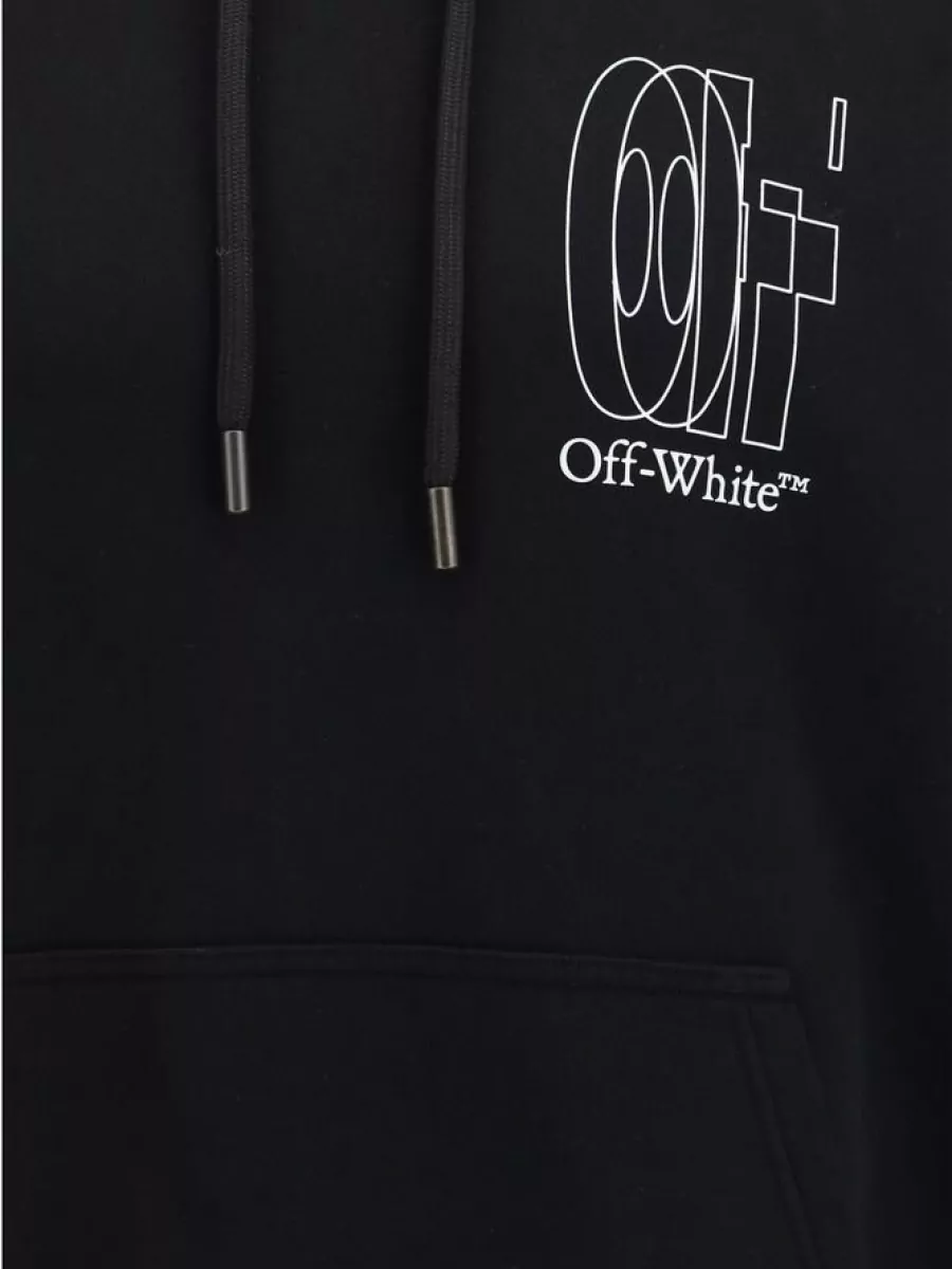 Off-White Cotton Hoodie