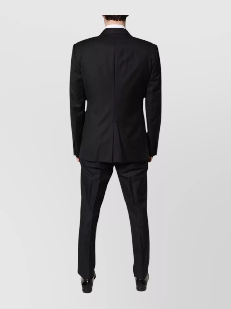 Dolce&Gabbana Wool Silk Double Breasted Suit