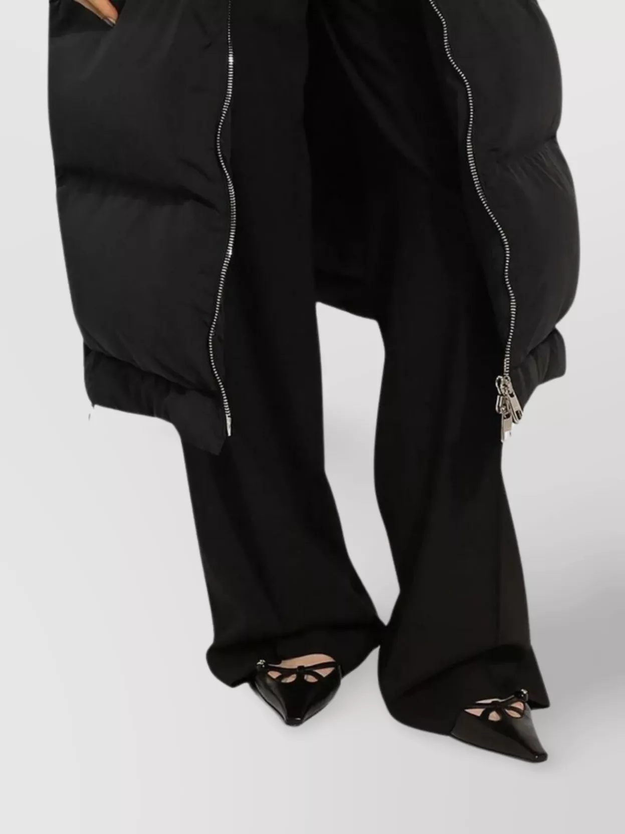 Dolce & Gabbana Wool Blend Straight-leg Trousers In Black