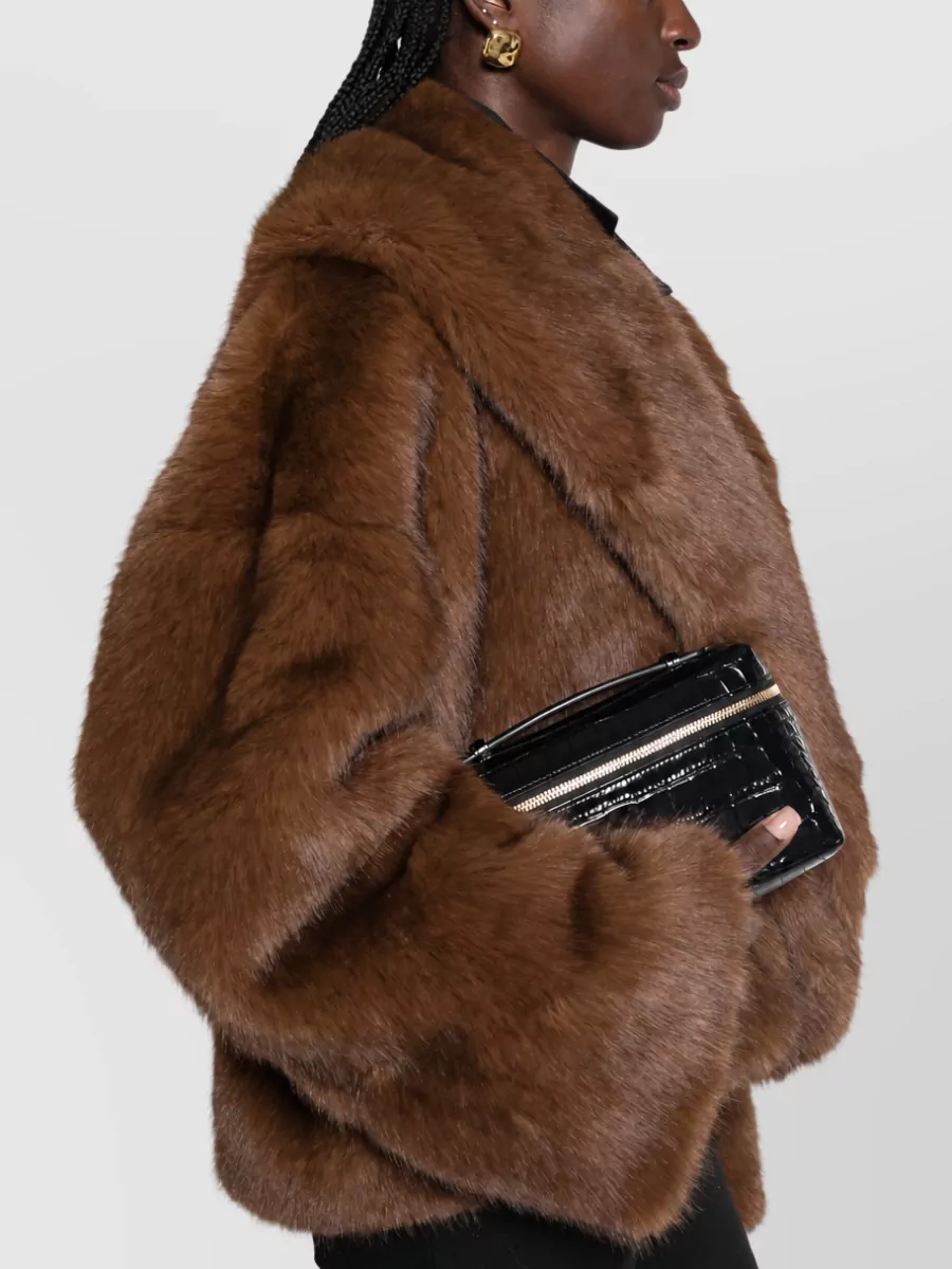 BB Couture Faux fur boxy jacket