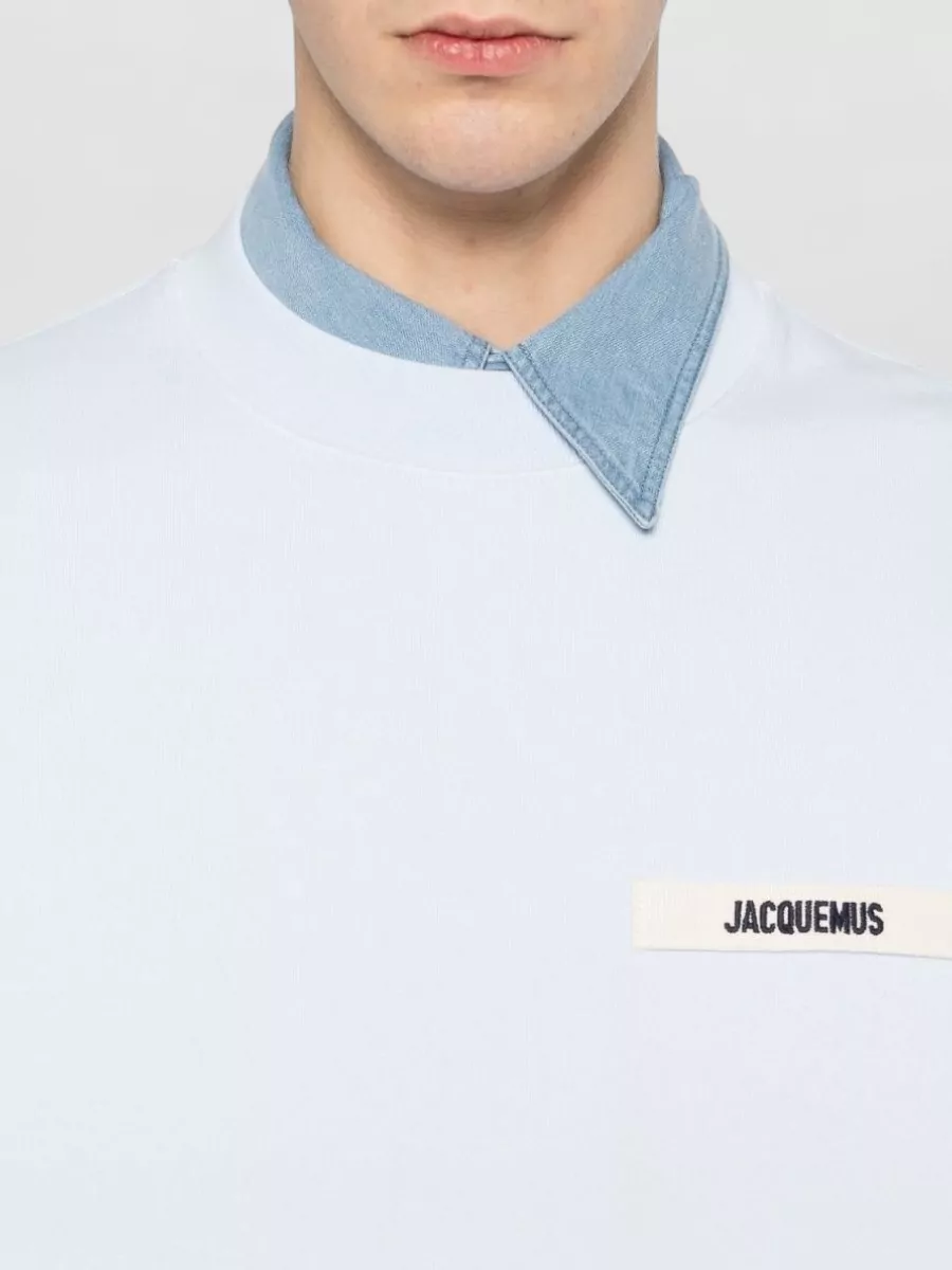 Jacquemus Cotton Relaxed-Fit Logo-Embroidered Crewneck Sweatshirt