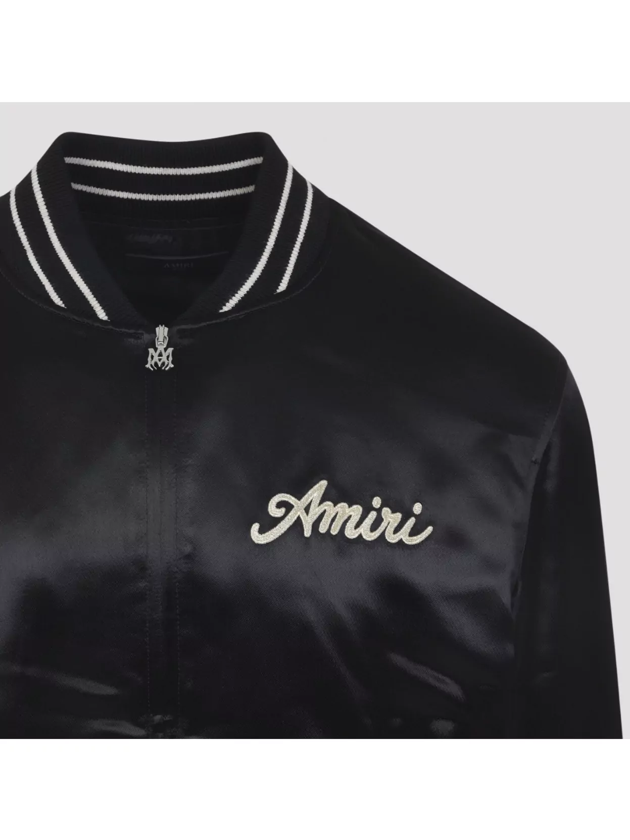 Amiri Bomber Jacket With Ribbed Cuffs And Hem