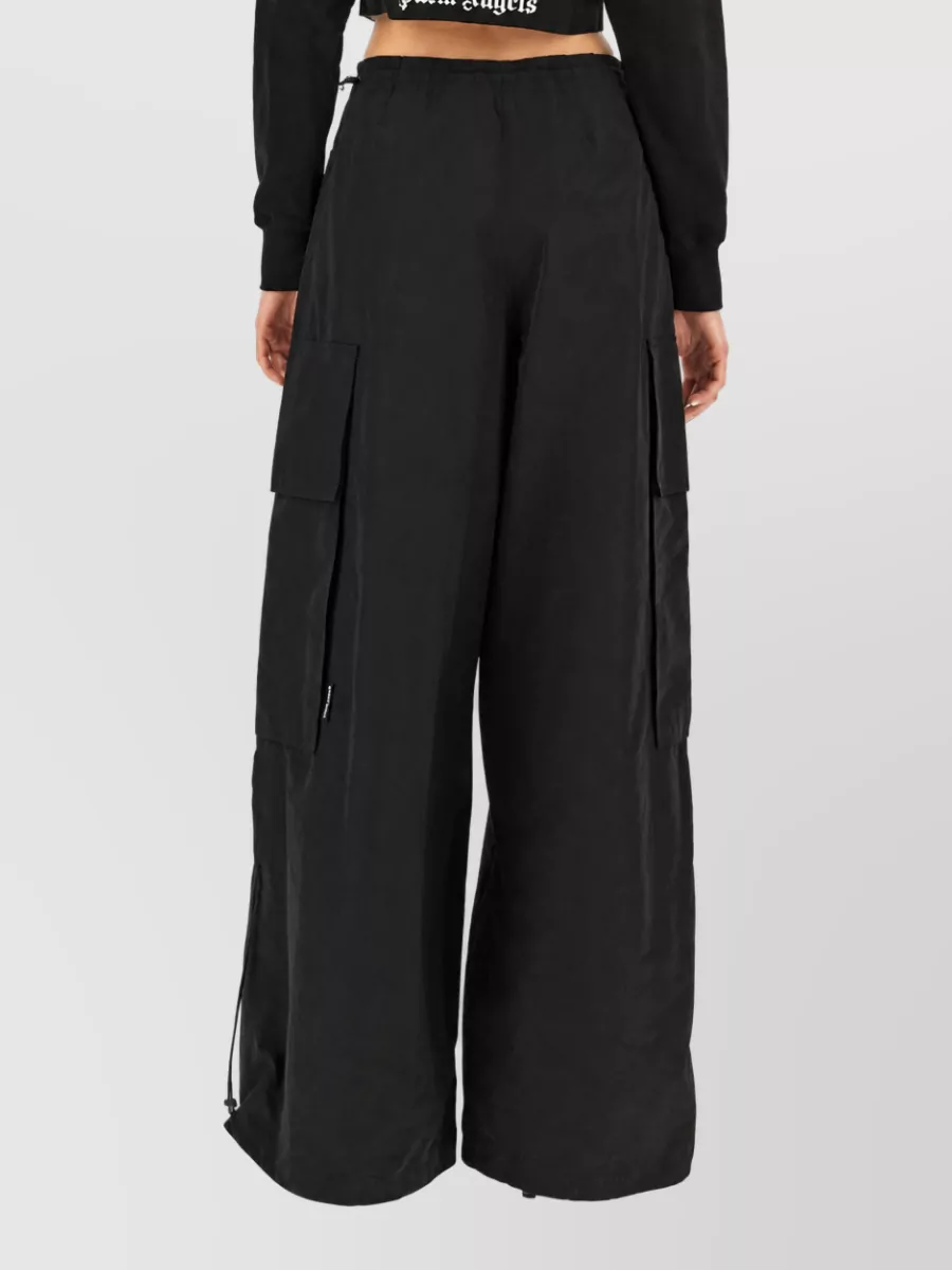 Palm Angels Wide-Leg Cargo Trousers