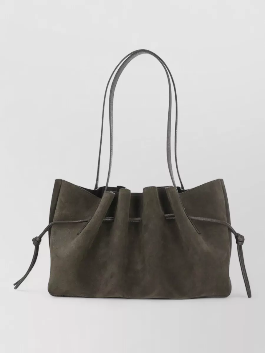 Yuzefi na na leather draped tote bag
