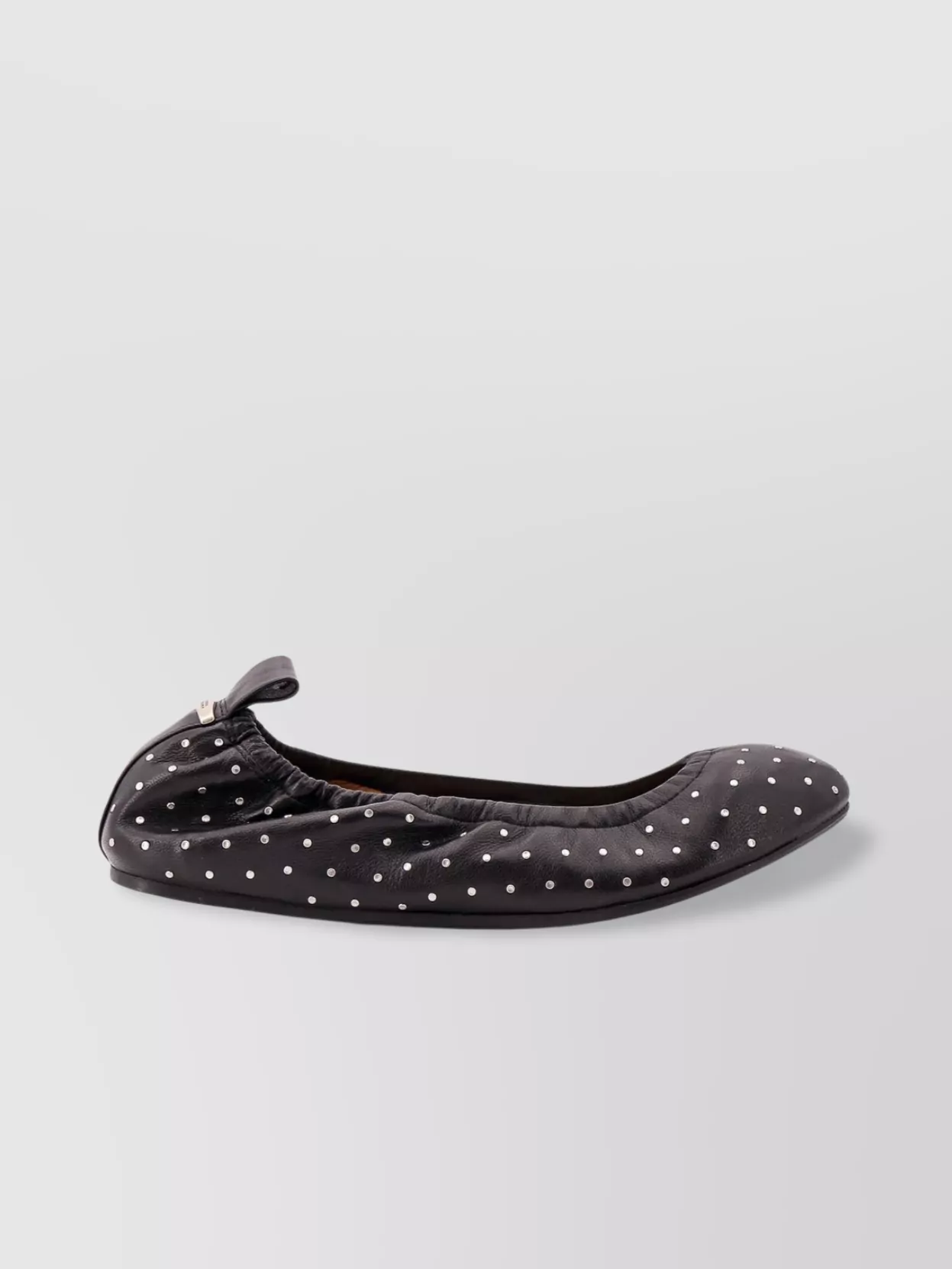 Isabel Marant Leather Ballerinas Studded Polka Dot