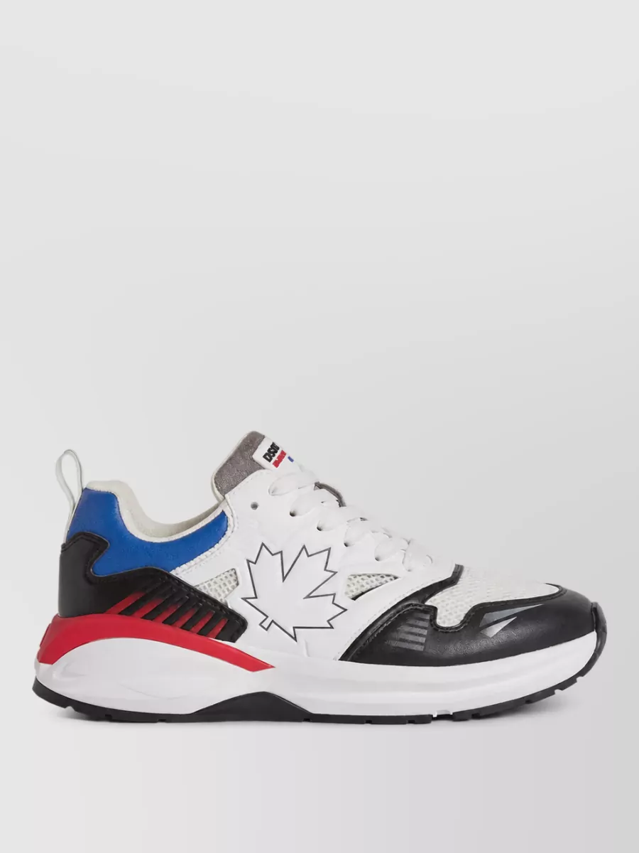 Dsquared2 leather low-top sneakers