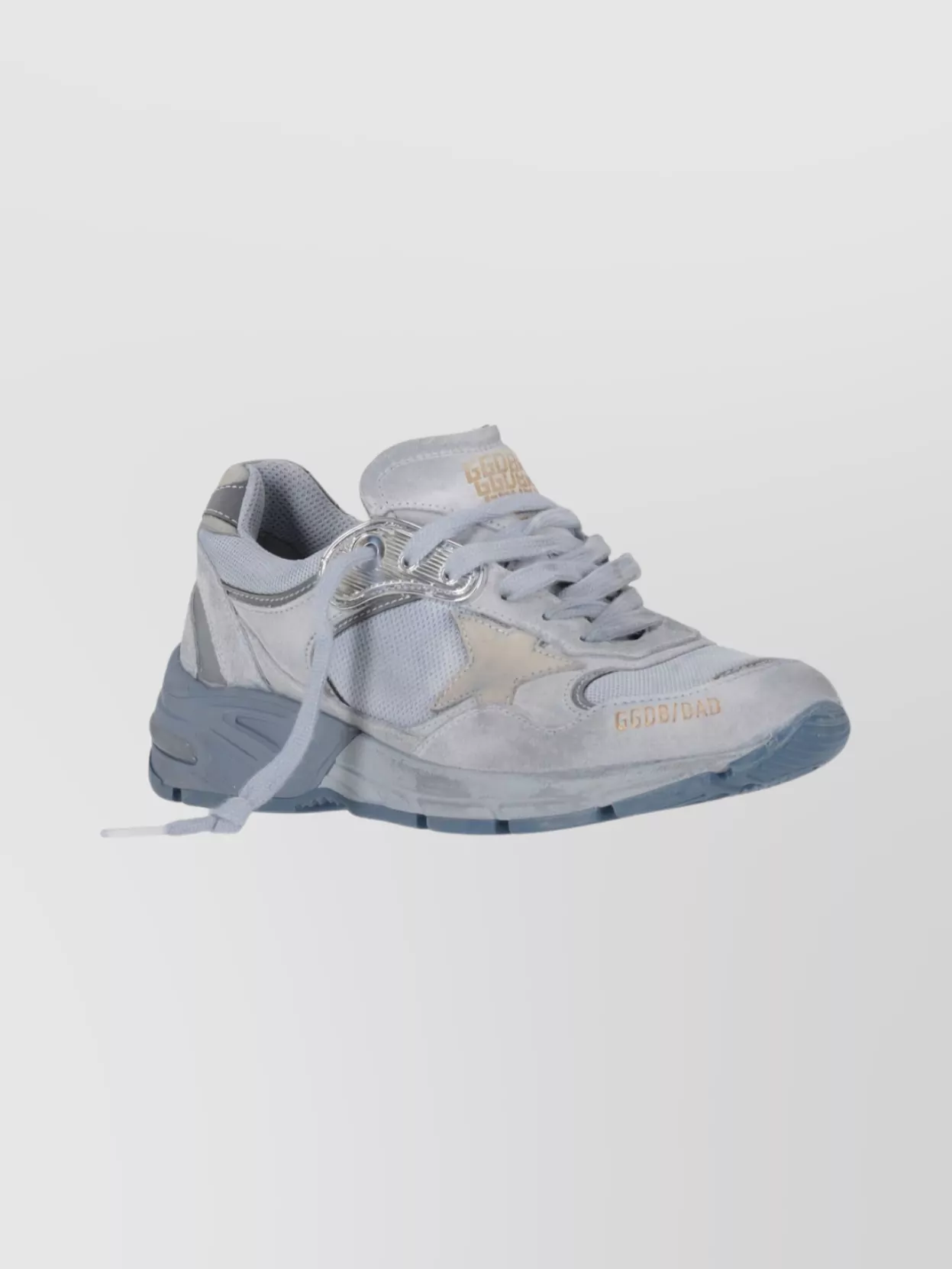 Golden Goose Running Sneakers With Suede And Mesh In Multi