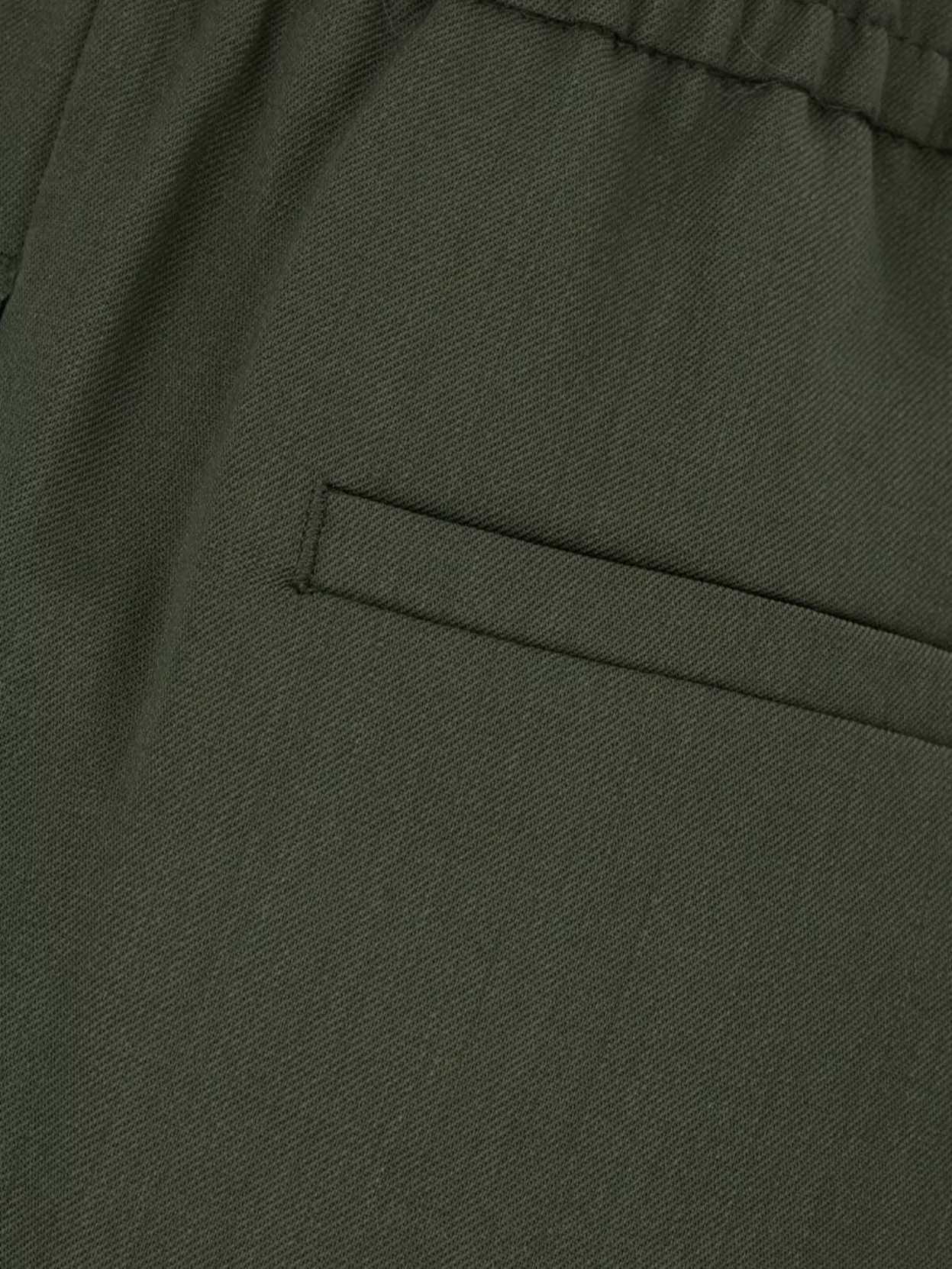 Weekend Max Mara Stretch Polyester Blend Pants With Military Inspiration In Green