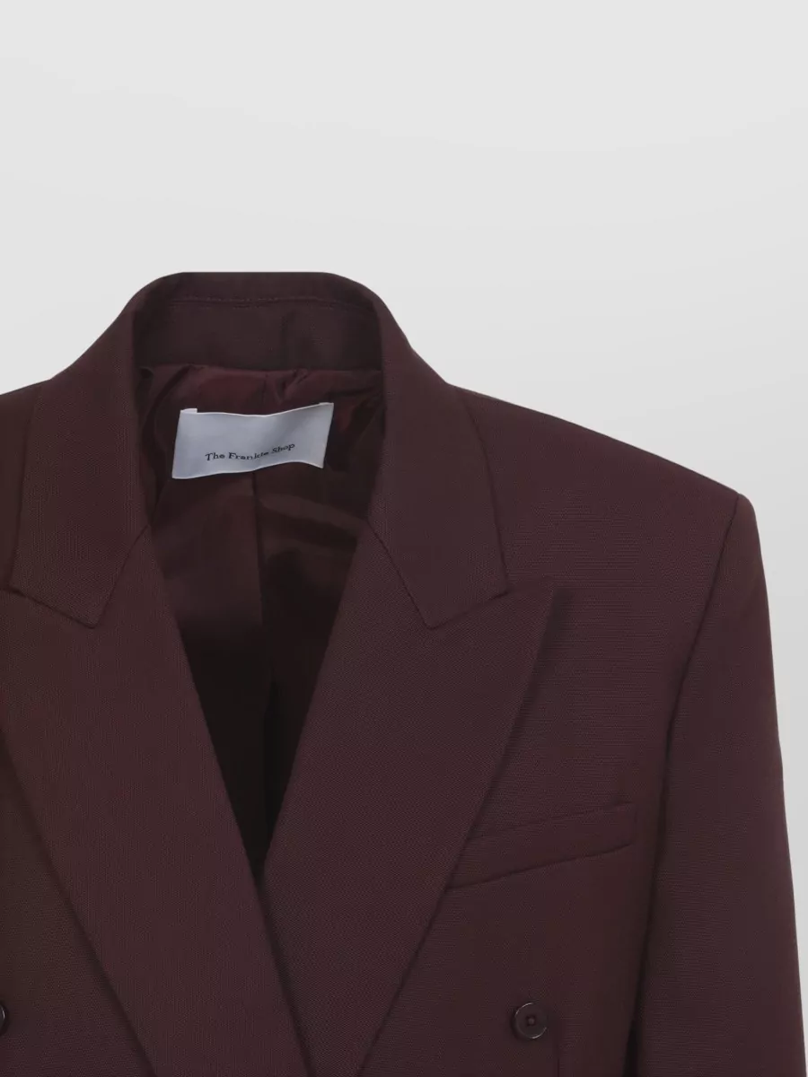 The Frankie Shop Virgin Wool Double-Breasted Blazer