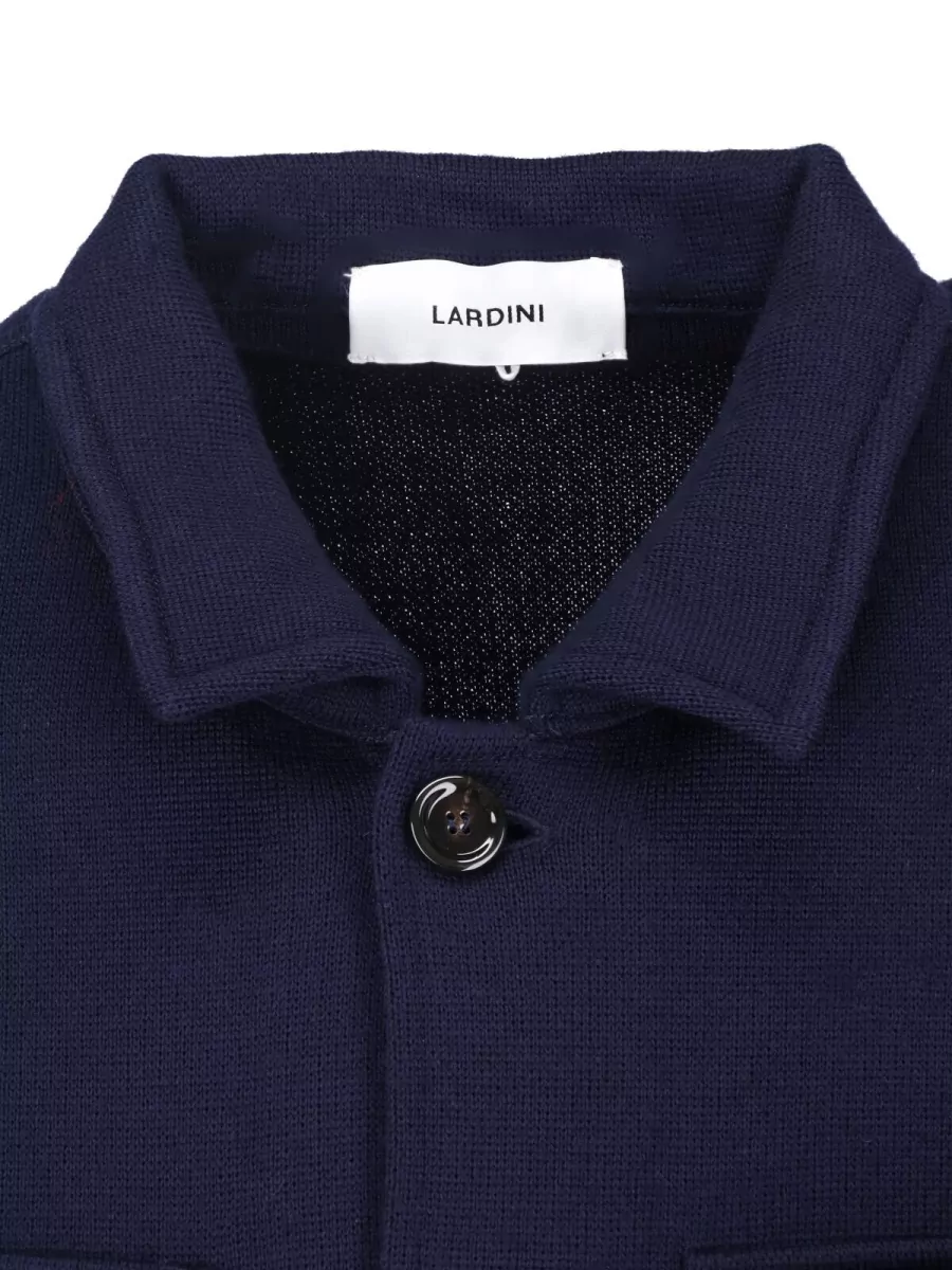 Lardini Virgin Wool Shirt Jacket