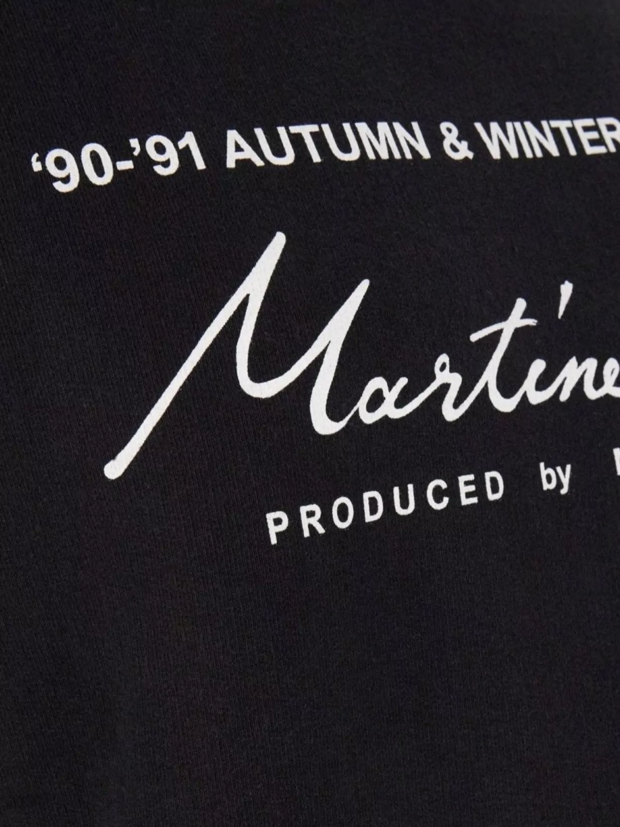 Martine Rose Printed Design Cotton Sweatshirt