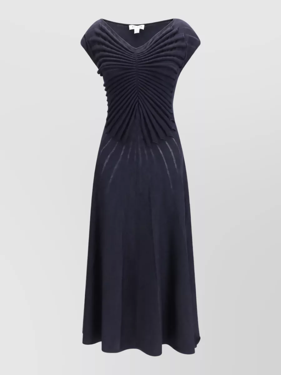 Alaïa wool midi dress