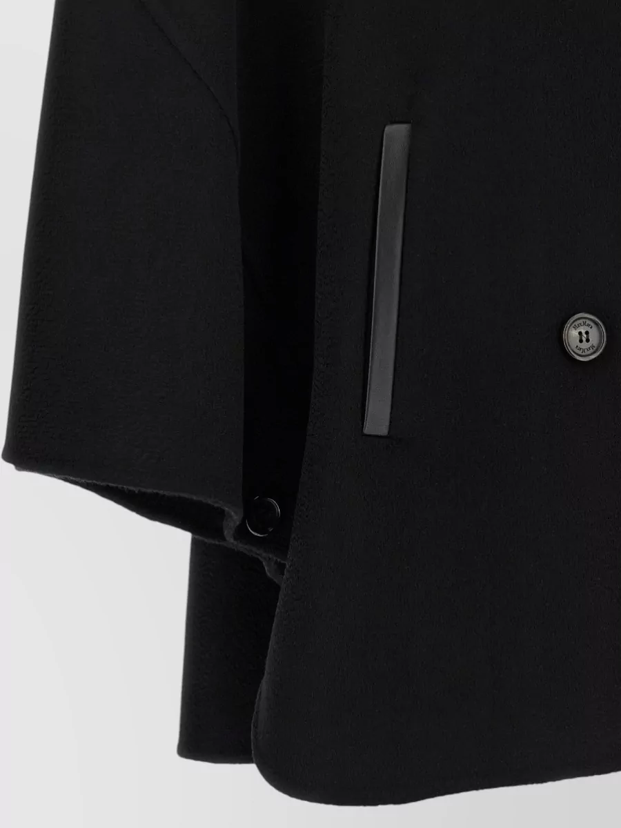 Max Mara Cashmere Double Breasted Cape