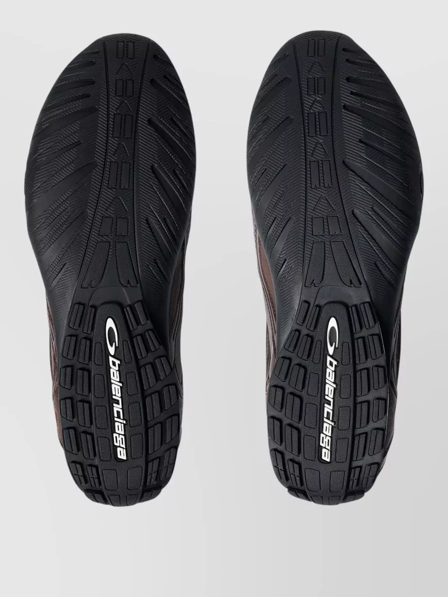 Balenciaga Leather Radar Low-Top Sneakers