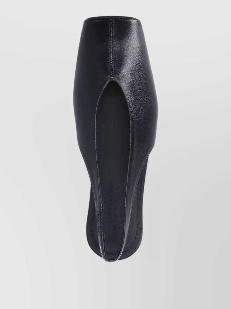 Mm6 Maison Margiela Ballerina Shoes Flat Sole Square Toe