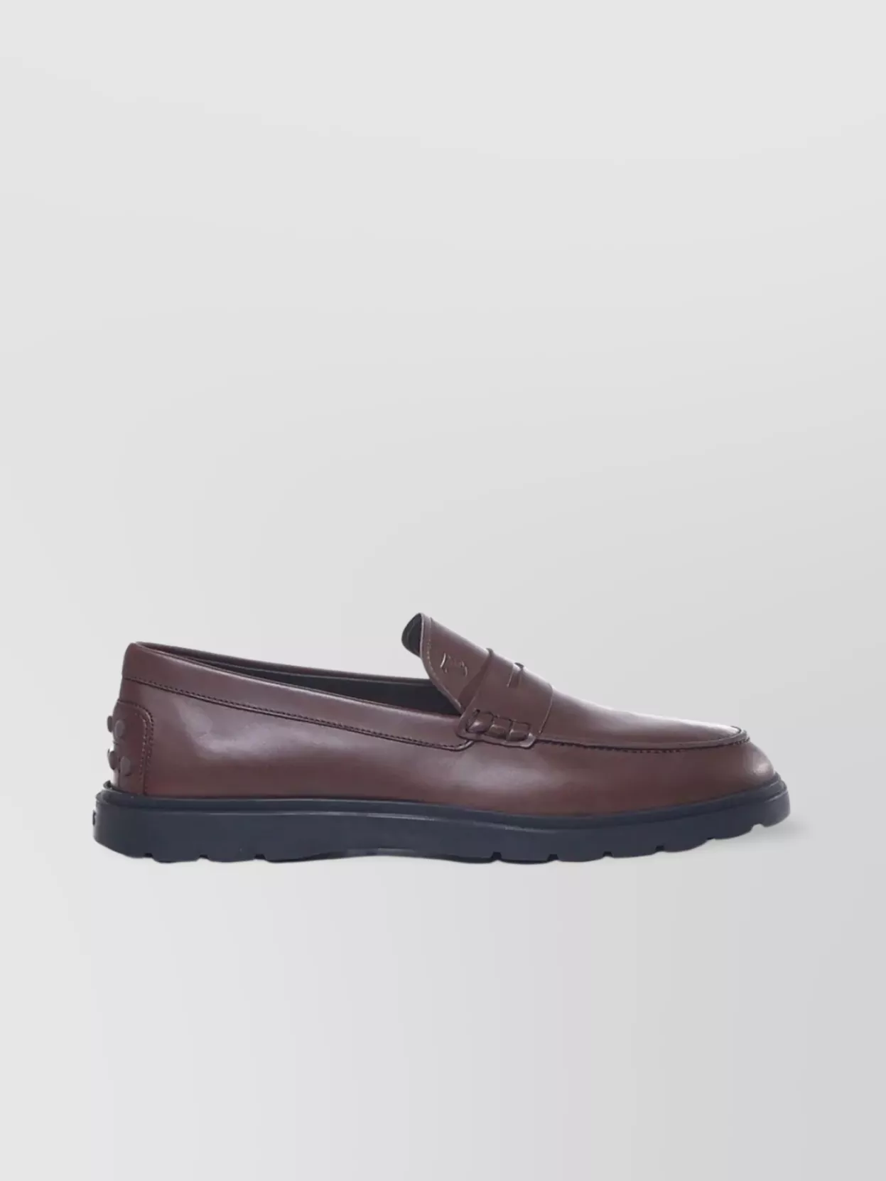 Tod's Premium Calfskin Penny Strap Loafers