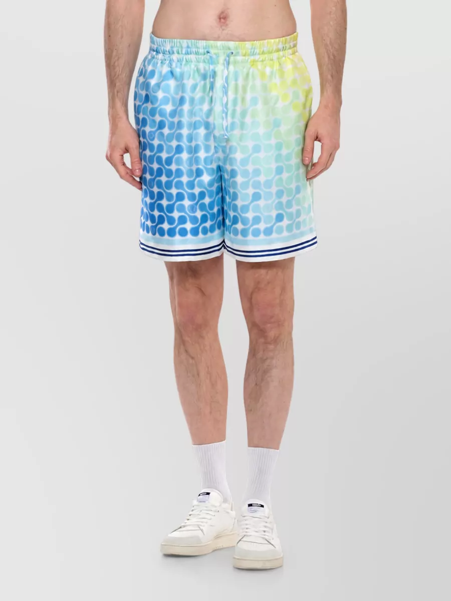 Casablanca Silk Printed Swimming Shorts