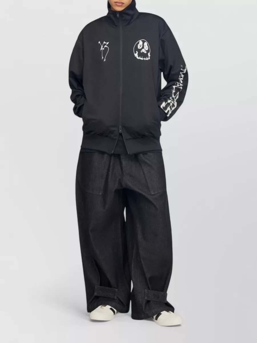 Y-3 Printed Zip Track Jacket