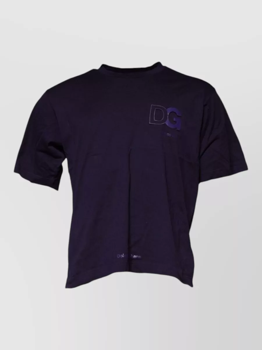 Dolce&Gabbana cotton logo-print crew-neck t-shirt