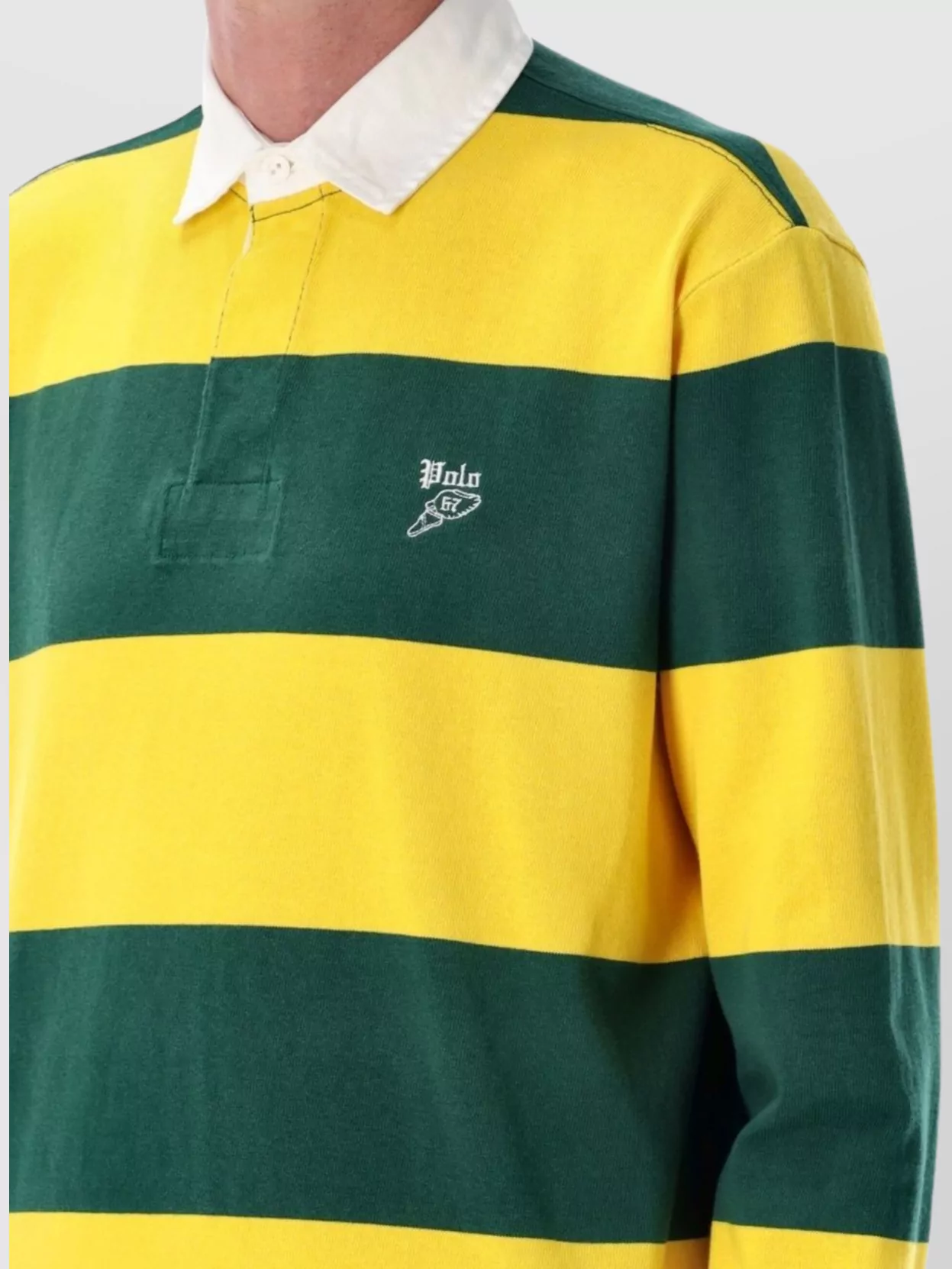 Polo Ralph Lauren Striped Long Sleeve Rugby Polo Shirt