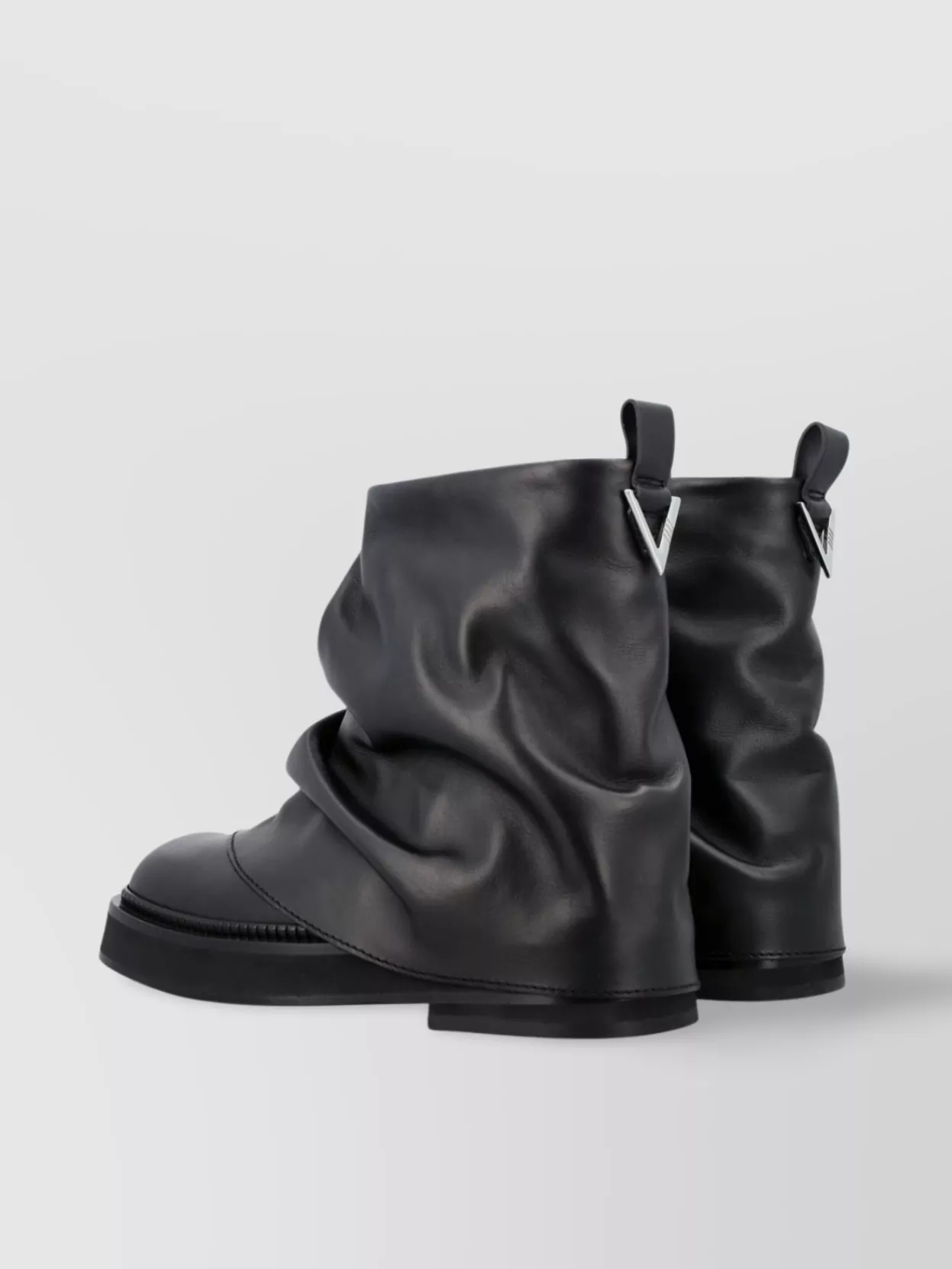 Shop Attico Ankle Pull Tab Round Toe Boot