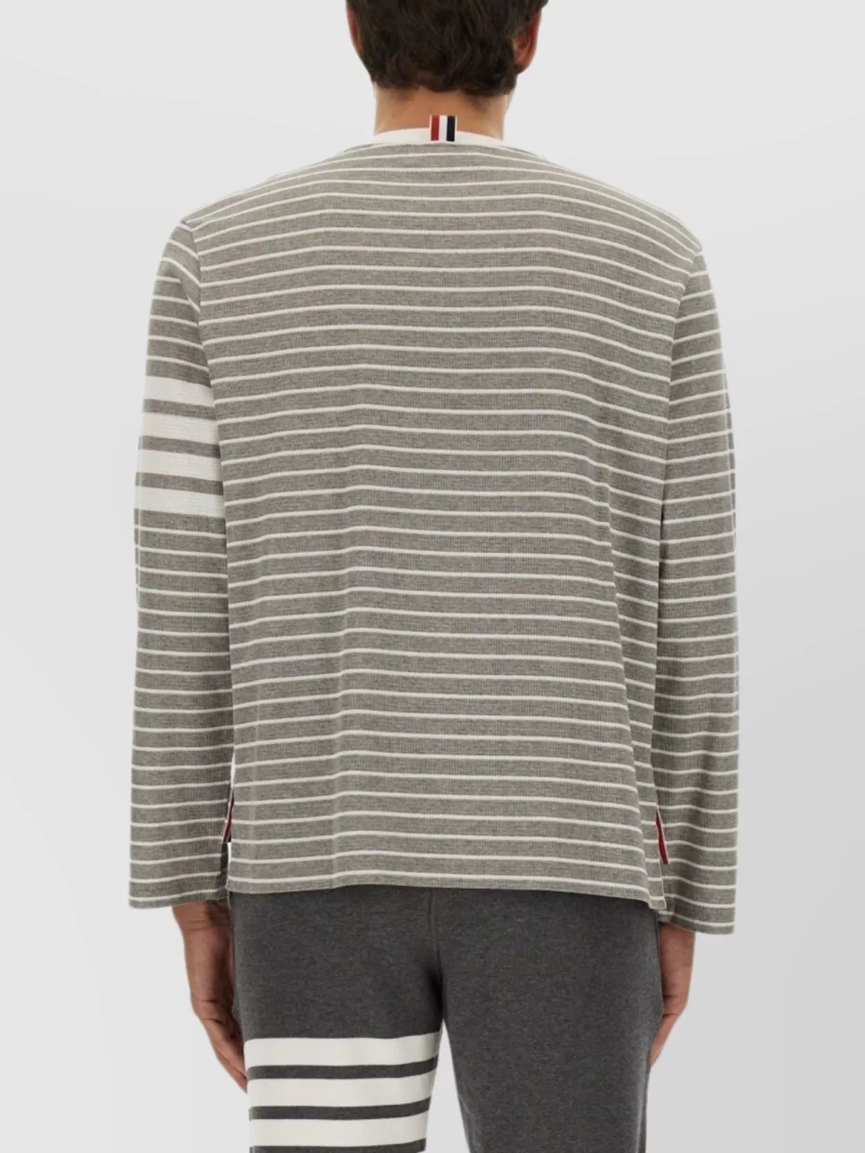 Thom Browne Striped Crew Neck T-Shirt