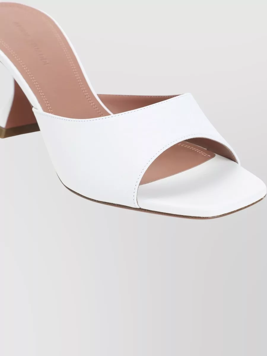 Amina Muaddi Leather Mules