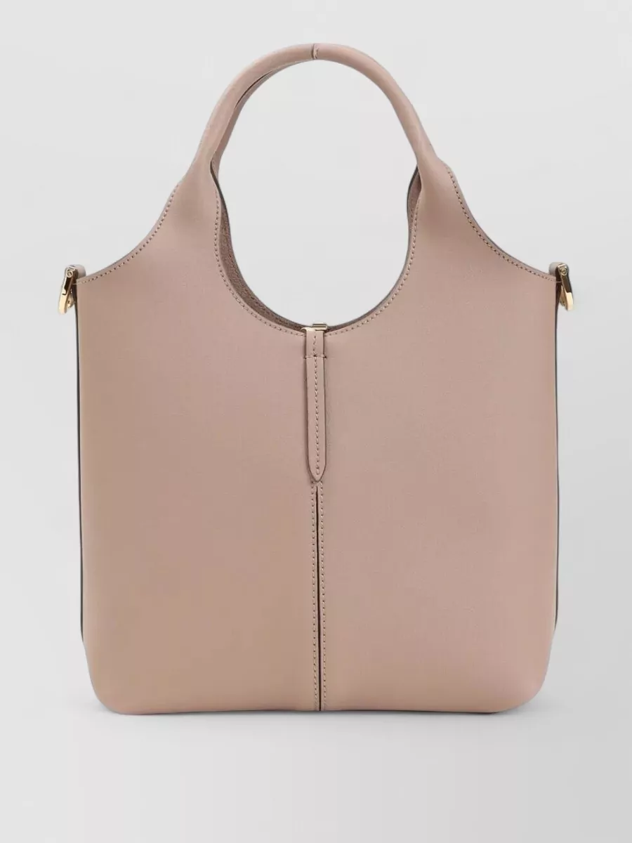 Tod's Leather Mini Tote Bag Metal Bar