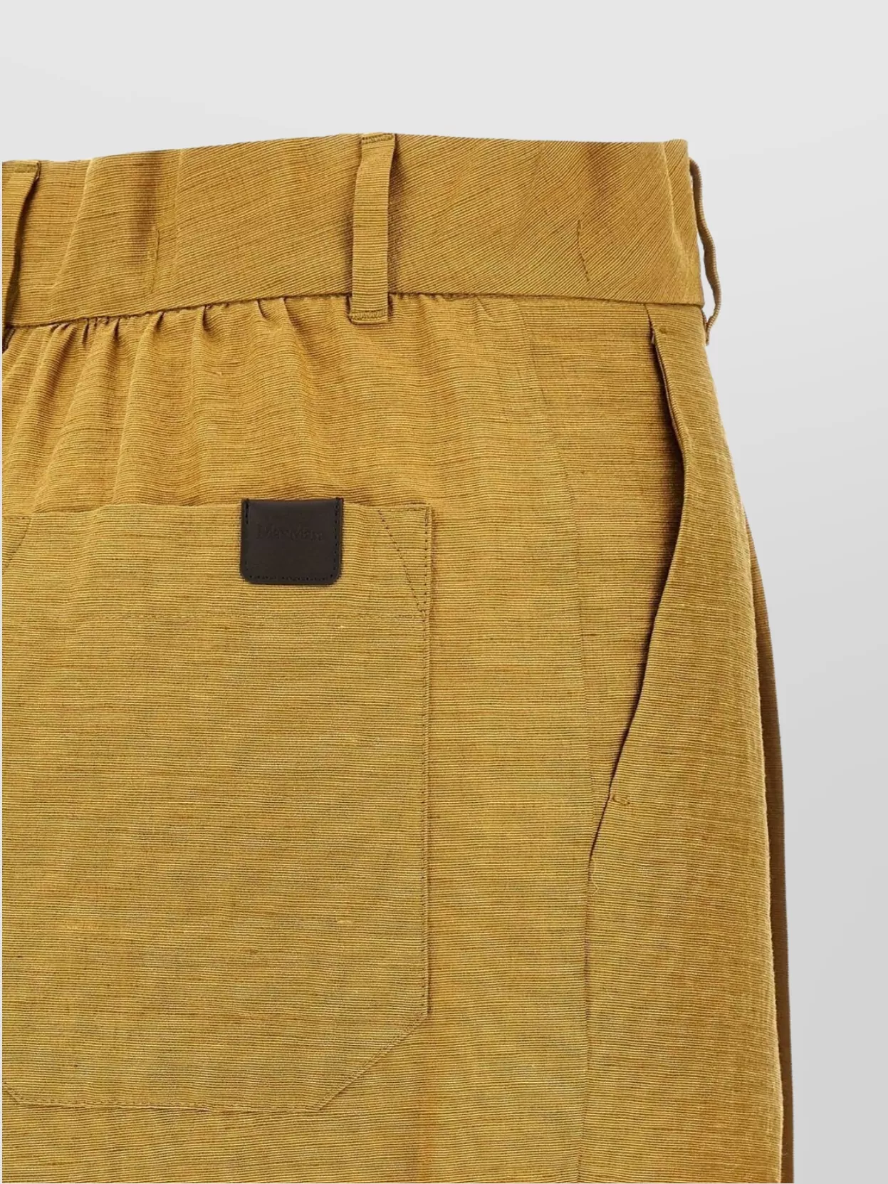 Max Mara Trousers Featuring Front Pleats And Back Pockets In Brown