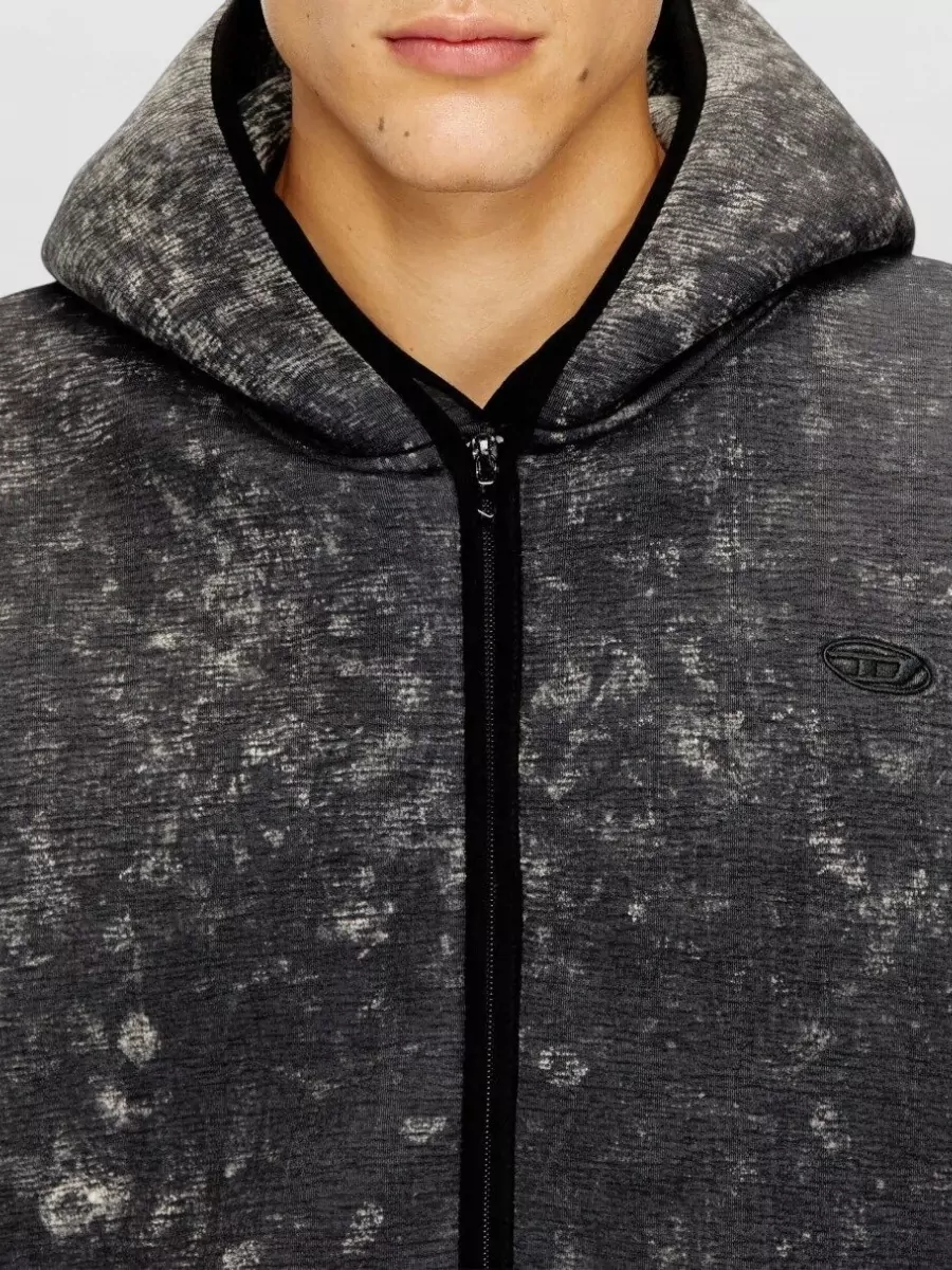 Diesel Cotton Relaxed-Fit Hooded Jacket